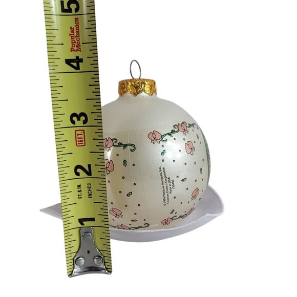 Precious Moments Glass Christmas Ornament Sharing Our Season Together 1995 VTG - Picture 12 of 12